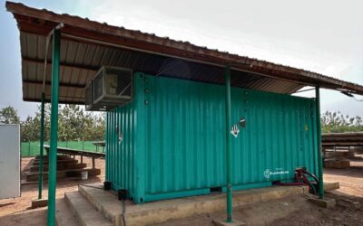 Containerised solar mini-grid system for Dohoue in Benin by SustainGroup