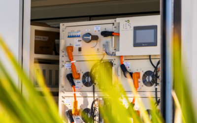 Battery energy storage system paired with a diesel generator at an African industrial site